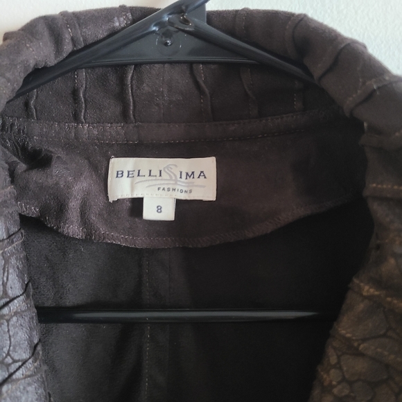 Bellesima ▪︎ Textured Ruffle Blazer - Picture 4 of 5